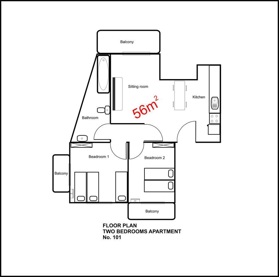 Elenapa Holiday Apartments Айя-Напа Экстерьер фото